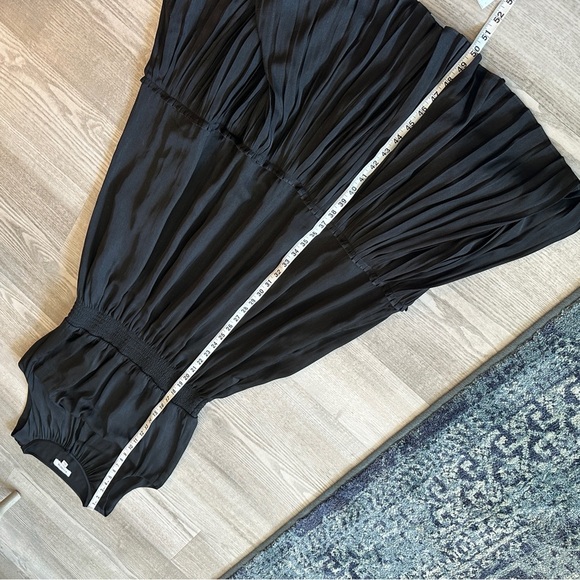 Evereve Black Tiered Maxi Dress Small - Picture 12 of 12